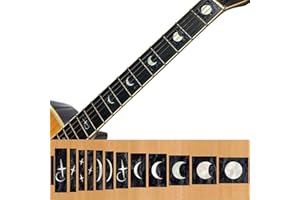 Inlaystickers Marqueurs de Frettes pour Guitares & Basses - Moon Phases F-030MP