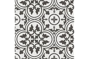 Casa Moro Mediterrane Keramikfliesen orientalisch Flavie Blanc 20x20 cm 1 qm Feinsteinzeug in Zementoptik frostsicher | Bodenfliesen Wandfliesen für schöne Küche Flur Badezimmer | FL7003