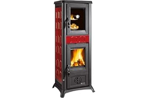 La Nordica Gemma Forno Wood Stove 7 kW, burgundy
