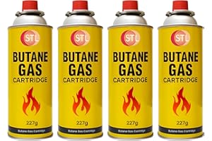 STL Canisters for Camping Stove Gas Perfect Suitable for Portable Stove (Pack of 4)