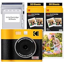 Kodak Mini Shot 3 Retro Cámara Instantánea Portátil e Impresora Fotográfica, iOS, Android y