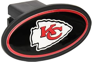 SISKIYOU NFL Kansas City Chiefs Abdeckung für Anhängerkupplungen, Kunststoff, Klasse III