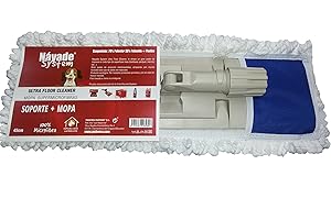 YMBERSA Nayade System Ultra Floor Cleaner Mopa Microfibra Especial Hogares con Mascotas. Pack Base + Mopa 45 cm