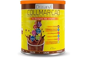 DRASANVI COLLMAR CAO | Colageno Marino Hidrolizado | Proteínas | Vitaminas + Magnesio + Calcio + Zinc | Tu desayuno más completo | 300 g