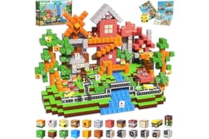 Annexfun Magnetic Blocks - 150PCS Magnetic Building Blocks Road Forest Cubes Toys for Montessori Toddler Xmas Birthday Gifts -STEM Sensory Construction Toys for Kids Ages 3+ for Boy & Girl