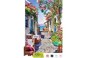 MISHBAY Diamond Painting Ciudad - 5D DIY Pintura Diamante 30x40cm - Dibujos con Diamantes Pinturas - Punto de Cruz Kit Completo