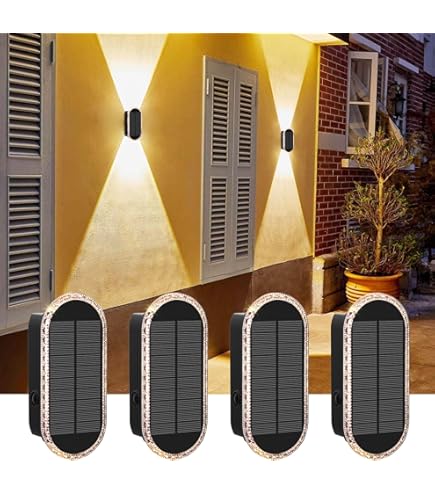 Lampada Solare Da Esterno Con Sensore Di Movimento Alimentazione Solare E Ricarica Usb Ip55 Per Balconi Grondaie E Terrazze Confezione Da 2 98189804 - Foto 4