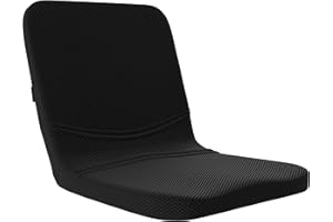 Bonmedico Cuscino Sedia Ufficio - Cuscino per Schienale Auto Ergonomico e Ortopedico - Supporto Lombare - Cuscini per Poltrona, Divano e Letto