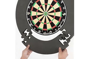 LN COZY CORNER Dart Board Surround Ring, Durable PU Dartboard Surround, Dart Backboard Ring Compatible with Standard Size Dart Boards