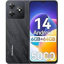 Blackview WAVE 8C Mobile Phones, 6GB+64GB/2TB Octa Core