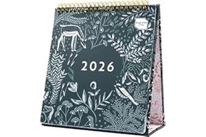 Boxclever Press Desk Calendar 2026. Freestanding 2026 Calendar runs Jan - Dec’26. Stunning 2026 Desk Calendar to Manage Busy Schedules. Desktop Calendar 2026-22.5 x 20.5cm