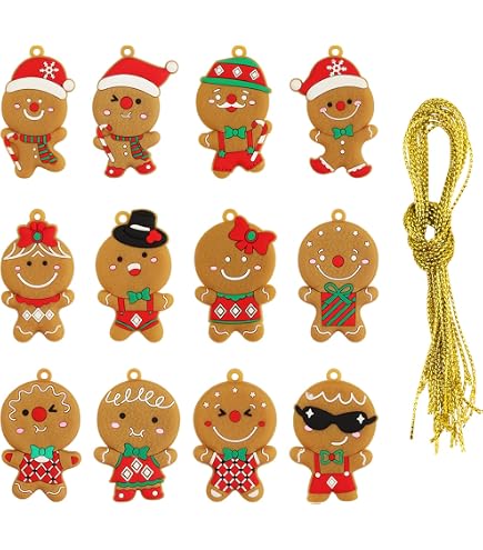 36 Décorations Sapin Noël En Bois Style Gnome - Pour Intérieur Et Fêtes - 7