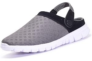 GAATPOT Sabot Femme Mules Homme Sandales Plage Léger Chaussures de Jardin Été Pantoufles 36-48