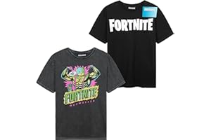 Get Trend Top Boys Teenagers T Shirts Pack of 2 or 1 Soft Breathable Short Sleeve Casual Summer Gamer Tops Multipack Tees