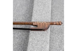 Snakewood Vingobow Archet de violon baroque en crin de cheval Noir 4/4