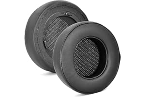 DEFEAN Virtuoso XT Almohadillas más gruesas – Almohadillas de repuesto compatibles con Corsair Virtuoso RGB Wireless SE Gaming, cuero más suave, espuma de alta densidad con cancelación de ruido, grosor