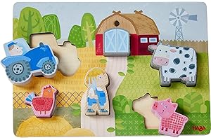 HABA Sales GmbH & Co. KG Holzpuzzle Auf dem Bauernhof