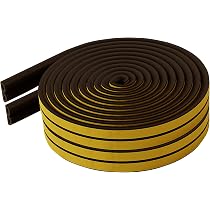 Nastro Sigillante Trasparente Per Porte E Finestre Invernali - 2 Rotoli Da 10m X 5cm, Autoadesivo, Isolante