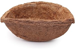 COCO&COIR EVERYTHING IN A NUTSHELL Doublure en fibre de coco et fibre de coco pour jardinières murales, mangeoires murales et jardinières d'extérieur (3, 50 cm)