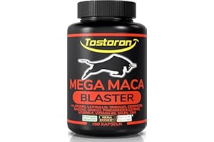 ‎AKTIVMEN´S Tostoron MEGA MACA BLASTER hochdosiert - hol dir jetzt den TOSTORON HAMMER direkt nach Hause! 180 Kapseln MACA SCHWARZ, L-Arginin + Citrullin, Tribulus, Cordyceps, Pinie, Selen, Zink 1 Dose (1x158,4g)