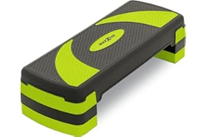‎MAXXIVA MAXXIVA® Stepper Aerobic-Fitness-Steppbrett 80 x 30,5// 67 x 27 x 10/15/20 cm höhenverstellbar Hometrainer Fitnesstraining Workout