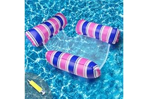 HOSHIN Pool Sitz Schwimmende Hängematte, WasserhängematteSpielzeuge Luftmatratze Pool Sessel Wassersitz Poolhängematten Liegematte