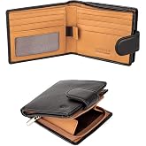Lavalen&reg; Wallets for Men RFID Genuine Leather - Wallet Man with Coin Purse Large Capacity Handmade - Men's Wallets - Young Ma