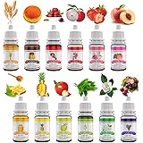 Seifenduftöl - 12 Flüssig Duftöl Seifen Duft Set zur Badekugeln, Seifenherstellung, Schleim - Konzentrierte Badebomben Seife 
