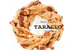 Taralli saindoux et poivre Sugna e Pepe Napolitain Extra Mandorlato Tarallo aux amandes de Naples 500 grammes Snack Dinner Apéritif Bière
