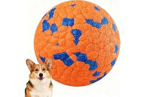 Songsier Balles Indestructibles pour Chiens - Haute Élasticité, Jouets Interactifs en E-TPU, Inodores et Inoffensifs - pour Moyens et Grands Chiens