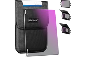 NEEWER ND0,6 (2 Stops) quadratischer ND Filter, 4 x 5,65Zoll, doppelseitiger 30 Multi Nano beschichteter Kino Neutraldichtefilter für NEEWER Matte Box, kompatibel mit Tilta, kompatibel mit SmallRig