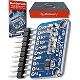 AZDelivery Compatible with ADS1115 ADC Module 16bit 4 Channels Compatible with Arduino and Raspberry Pi Includes E-Book!