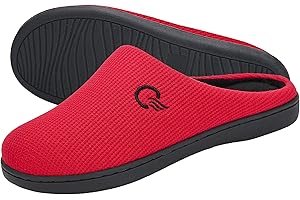 Mishansha Chaussons Femme Pantoufle Homme Mousse à Mémoire de Forme Hommes Chauds Confort Antidérapant Intérieur/extérieur