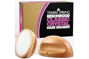 TEMPLE SPRING Depiladora de Cristal, Magic Nano Crystal Depilacion, para piernas, espalda y cuerpo - Depilación exfoliante sin dolor para una piel suave y sedosa - Beachwood (Clásica)