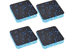 AUKTRANSCELER Podkładki wygłuszające do podstawy pralki – zestaw 4 mat antywibracyjnych 10 x 10 x 2 cm do pralki, suszarki i sprzętu fitness – wysokiej jakości guma, antypoślizgowe i chroniące podłogę, bardzo