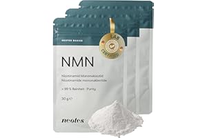 ‎NEOTES NNNeotes | 3 x 30g Packung im Vorteilspack mit Dosierlöffel | hochreines Pulver >99%, ohne Zustatzstoffe und vegan | in Deutschland laborgeprüfter Markenrohstoff Uthever | neotes