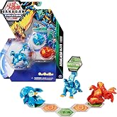 Bakugan 'Evolutions' Starter Pack with 3 Balls (Ultra Aquos Howlkor, Basic Pyrus Sticker, Basic Aquos Colossus)