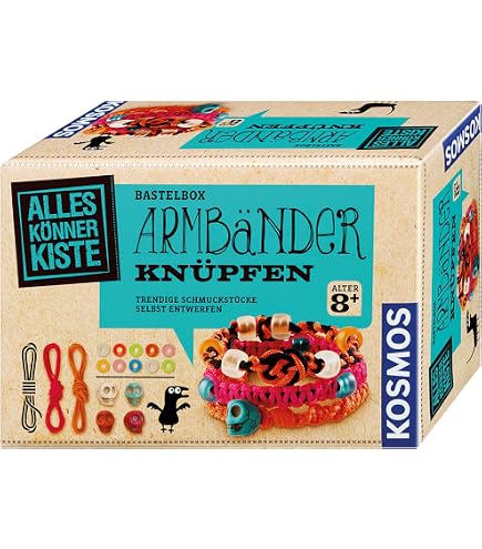 Dieters Knüpfstern Aus Holz – Kreatives Bastelset Für Kinder Ab 4 Jahren, Fördert Feinmotorik