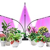 Pflanzen Lampe Led, Lovebay Three Head 54 Leds VOLLSPEKTRUM Pflanzenlampe, 3 Timer 4/8/12H, Dimmbar 8 Lichtstärken, Automatis
