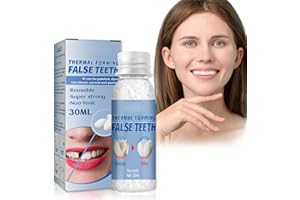 SINGLLIN Temporary Tooth Filling, Tooth Filling Repair Kit, Dental Repair Denture Repair Beads for Temporary Fixing Filling Missing Broken Tooth Moldable Fake Teeth