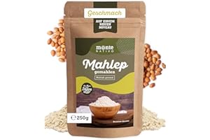 Mahlepi Powder Monte Nativo (250 g) - mielony Mahlab - proszek Mahleb - delikatnie suszone i aromatyczne przyprawy idealne do gotowania i przyprawiania