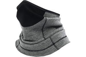 Rumsfel Braga para Cuello, Bufanda Tubular, Unisex Calentador de Cuello - con Boca Malla Transpirable Cómodo Elástico contra Viento Invierno para Motos, Esquí, Senderismo, Ciclismo Etc.