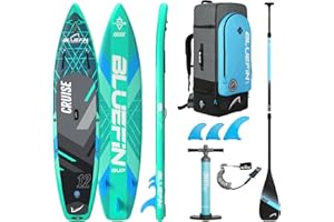 BLUEFIN SUP Bluefin Cruise SUP Gonfiabile Stand Up Paddle Board | Accessori Premium | Taglie Multiple: Bambini, 9'8, 10'4, 10'8, 12', 15'