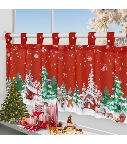 Odot Bistrogardine, Weihnachtsblumen Landhaus Schei Produktbild-Vorschau 7
