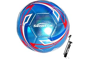 Senston Balón de fútbol Impermeable para Entrenamiento Deportivo, Pelota de Ocio para balones de fútbol, tamaño 4/ tamaño 5