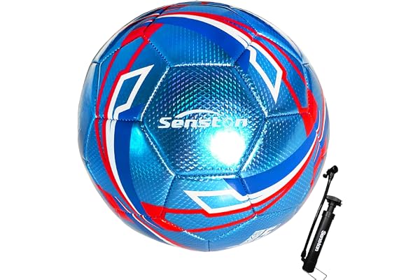 Senston Ballon d'entraînement de Foot Taille 5 / Taille 4, Officiel Football, Ballon de Futsal