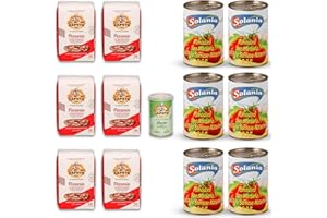 ‎DELICRET THE DELICATE SECRETS OF THE WORLD DELICRET - PIZZA NEAPEL Original Zutaten | 6x1 kg Caputo Pizzeria Pizzamehl | 1x 100g Caputo Trockenhefe | 6x 400g San Marzano Tomaten Dosen | +NEAPOLITANISCHE PIZZA REZEPTE