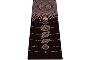 LaiEr Tapis de yoga de voyage portable, tapis d'entraînement léger et pliable – Idéal pour le yoga, le pilates, le bikram, les étirements, l'entraînement et l'exercice (183 cm x 61 cm x 1.5 mm)