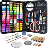 43 Colors Sewing Kit for Adults, 197 Pieces Professional Sewing Accessories Includes Thread, Scissors, Needles and Other Acce