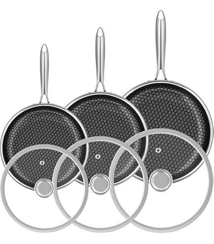 Fackelmann Edelstahl Pfanne 24cm - Mit Glasdeckel Für Alle Herde